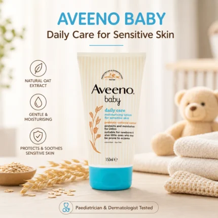 Aveeno Baby Daily Care Moisturising Lotion for Sensitive Skin 150ml